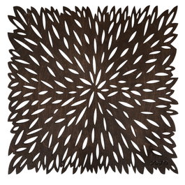 Hermia Juego de Salvamanteles Pointy - Wenge, 4 piezas